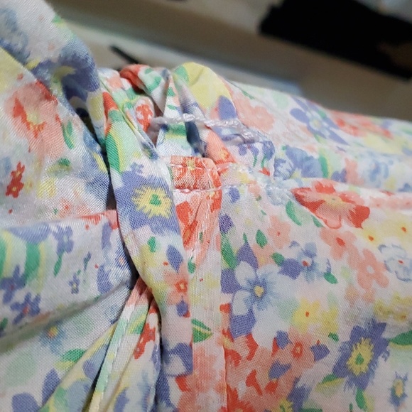 Old Navy Floral True Wrap Blouse Woman XXL - Picture 5 of 10